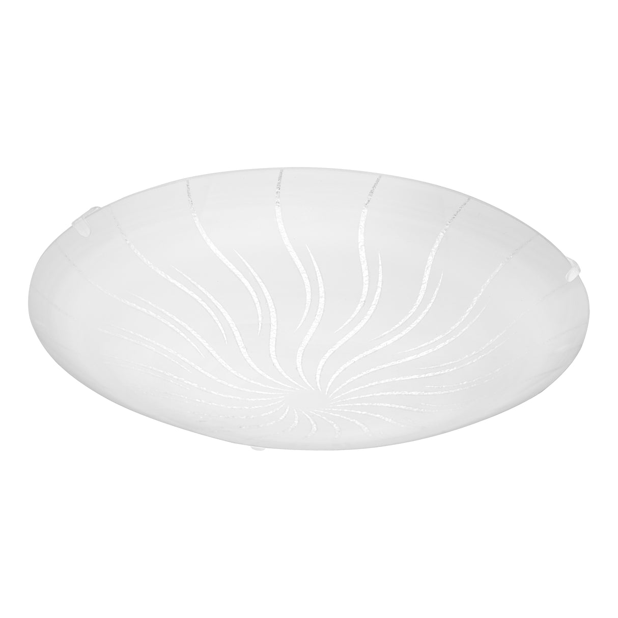 Eglo EU MARGITTA?1 LED Wall or Ceiling Light – White Granulated Glass, Warm White, 960?lm, Indoor Lighting