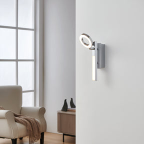 Eglo EU Cardillio 1 Aluminium & Chrome LED Single Spotlight