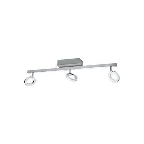 Eglo EU Cardillio 1 Aluminium & Chrome LED 3-Light Spotlight
