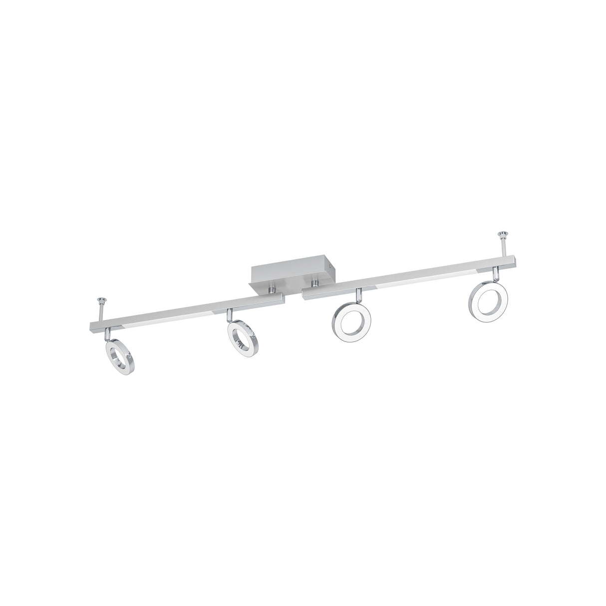 Eglo EU Cardillio 1 Aluminium & Chrome LED 4-Light Spotlight