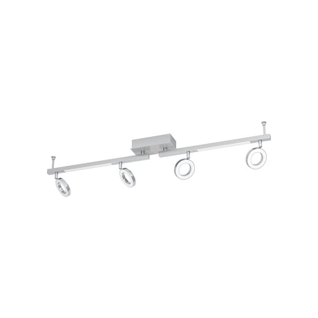 Eglo EU Cardillio 1 Aluminium & Chrome LED 4-Light Spotlight
