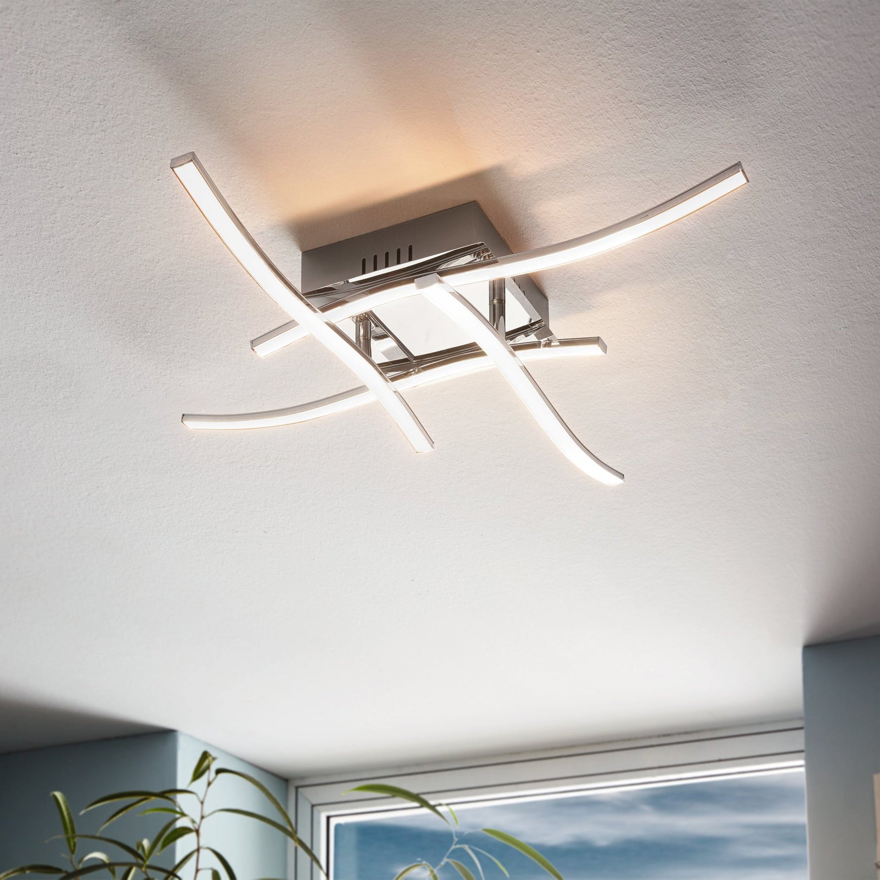 Eglo EU BATALLAS Spot Light – Wood & Black Steel Finish, E27 Fitting, Indoor Adjustable Ceiling/Wall Spot, 480mm