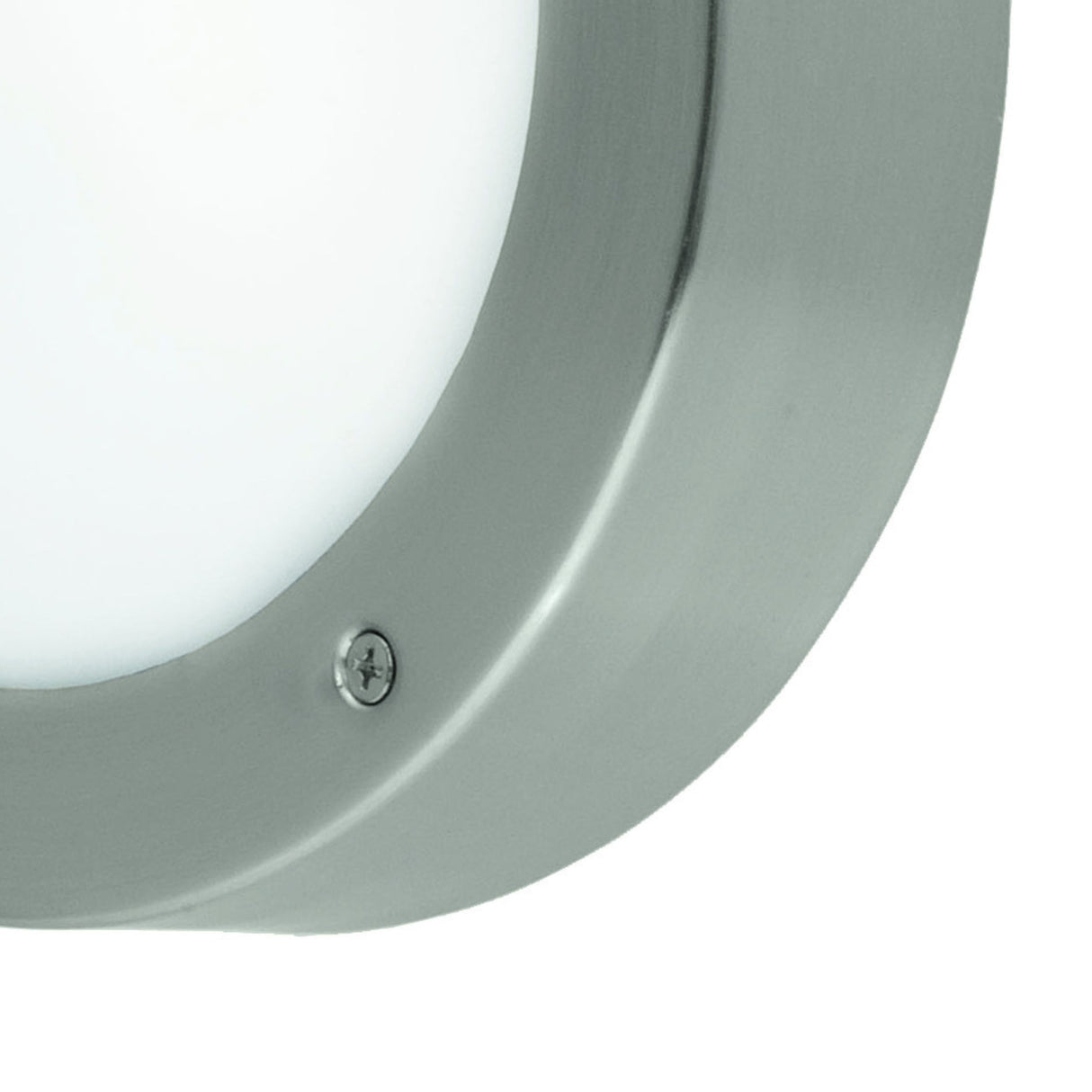 Eglo EU VENTO?2 LED Outdoor Wall/Ceiling Light – Stainless Steel, Warm White, IP44 Exterior Lighting