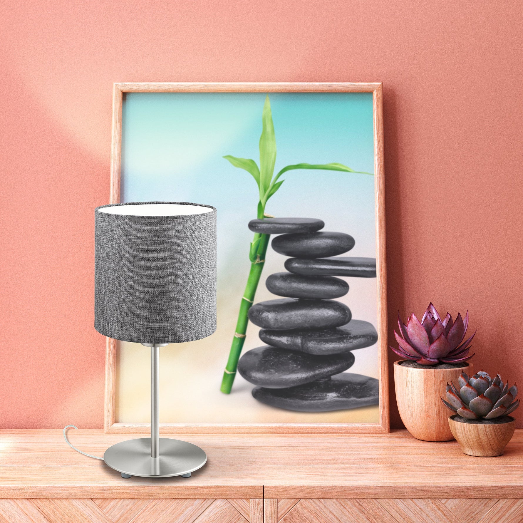 Eglo EU Fiumicino LED Black Aluminium/Plastic Outdoor Pedestal Light