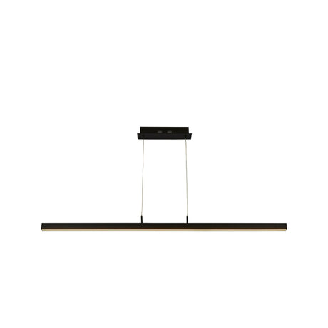 Tribeca  Bar Pendant  - Black Metal