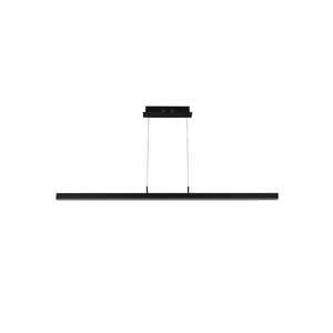 Searchlight Electric Tribeca  Bar Pendant  - Black Metal 96381-1BK