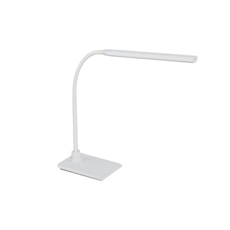 Eglo EU LAROA LED Table Lamp – White Desk Light, Touch Dimmer, 600?lm, Office Lighting
