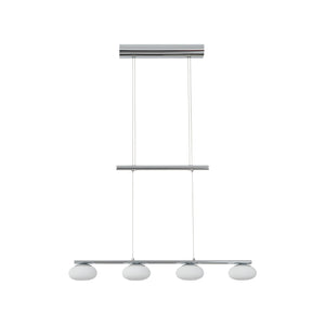 Eglo EU Aleandro 1 Chrome Steel & Glass LED 4-Light Spotlight
