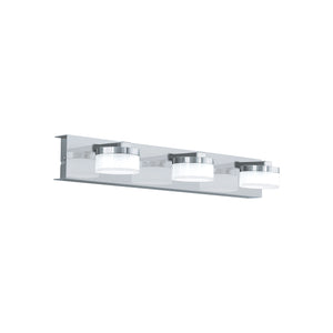 Eglo EU Romendo 1 Chrome Steel & Plastic Bathroom LED Wall Light