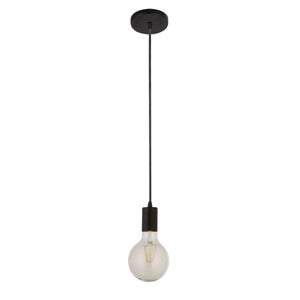 Searchlight Electric Squiggle Pendant  - Black Metal & Cables 9661BK