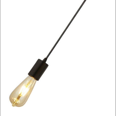 Searchlight Electric Squiggle Pendant  - Black Metal & Cables 9661BK