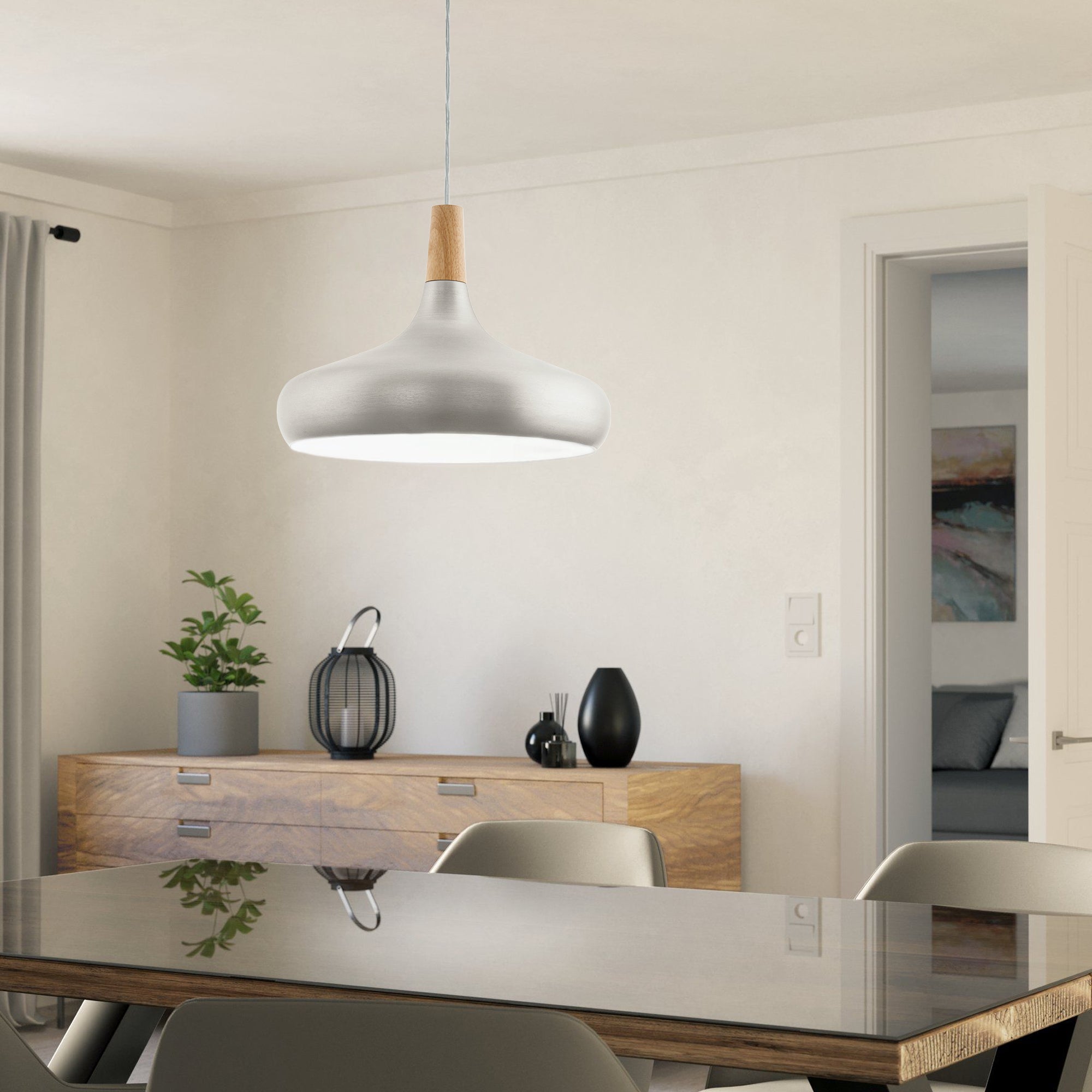 Eglo EU FUEVA?1 LED Ceiling Light – Ultra?Slim Surface Mounted Panel, Warm White, 2500?lm, White product image - Endon Lighting from First Light Direct with great prices and fast UK delivery