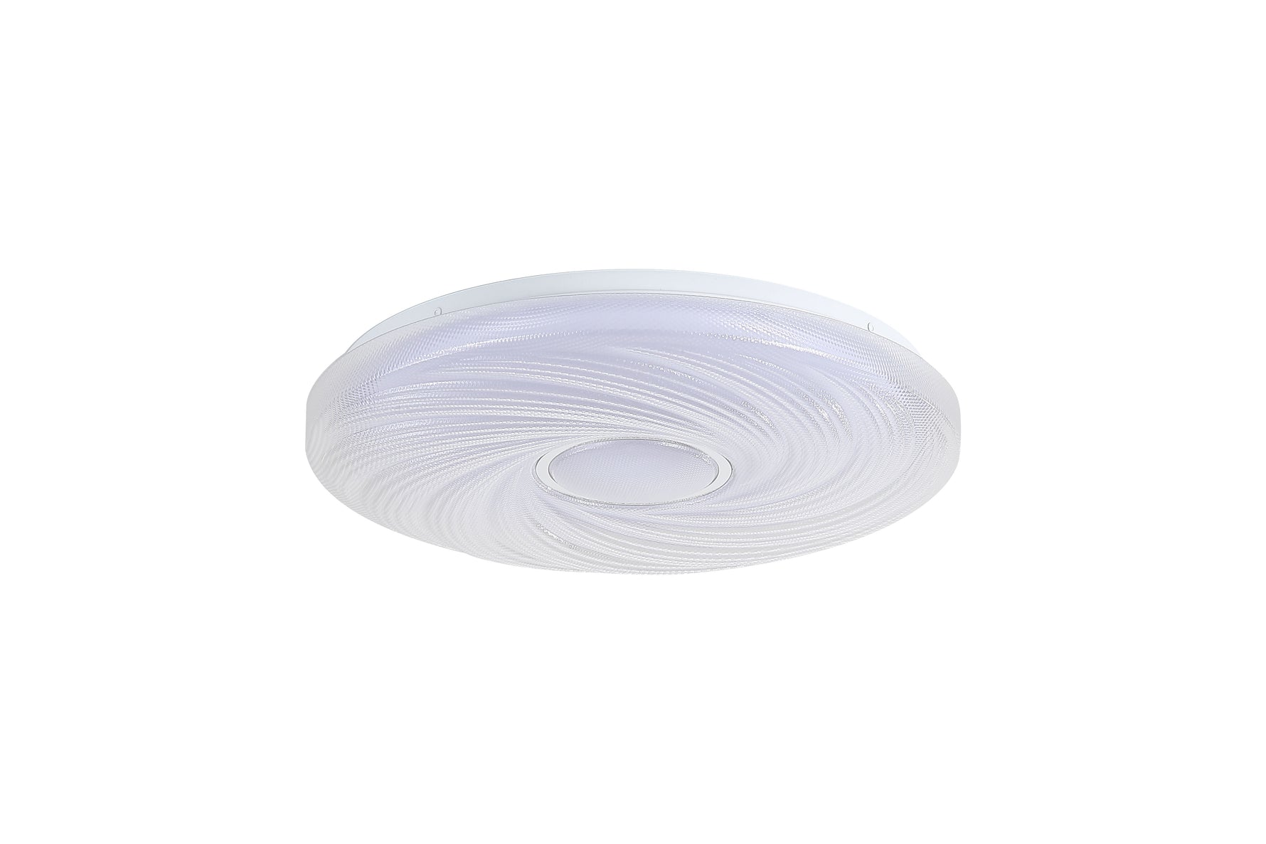 Searchlight Electric Aura LED Flush, Acrylic 97010-39WH