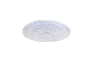 Searchlight Electric Aura LED Flush, Acrylic 97010-39WH