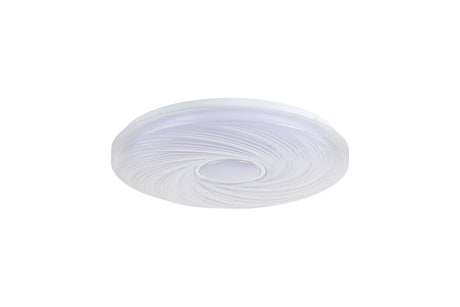 Searchlight Electric Aura LED Flush, Acrylic 97010-39WH