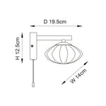 Endon Lighting Jericho 125440 Jericho Wall Light
