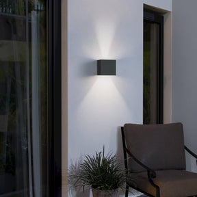 Eglo EU CALPINO Outdoor LED Wall Light – Anthracite, Up & Down Lighting, Integrated LED, IP54 Exterior Light