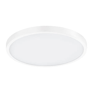 Eglo EU FUEVA?1 LED Ceiling Light – Ultra?Slim Surface Mounted Panel, Warm White, 2500?lm, White