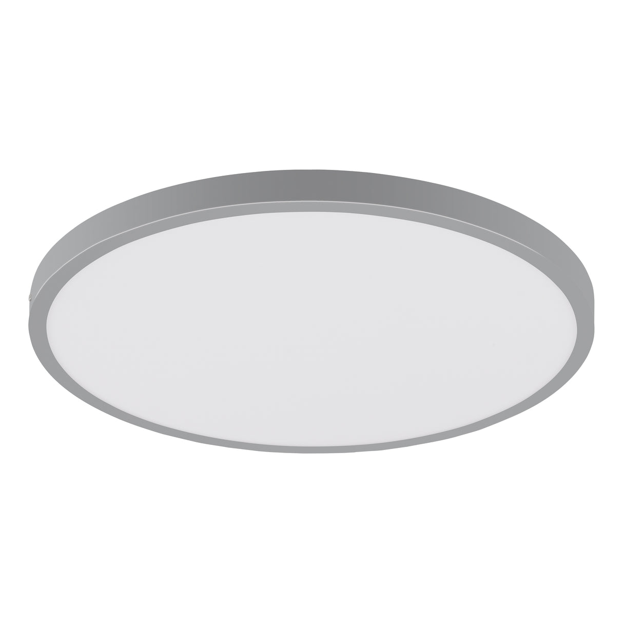 Eglo EU FUEVA?1 LED Ceiling Light – Ultra?Slim Surface Mounted Panel, Neutral White, 2600?lm, Silver