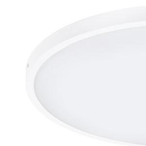 Eglo EU FUEVA 1 LED Surface?Mounted Ceiling Light – 600mm White, Warm White, Dimmable