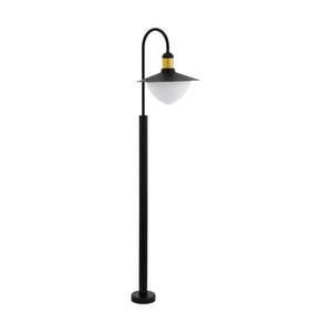 Eglo EU Sirmione Steel Black & Gold LED Pathway Light