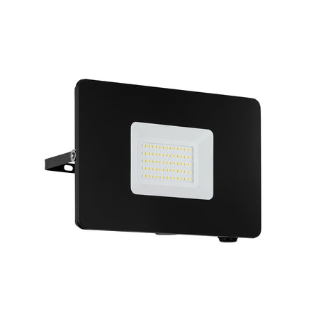 Eglo EU FAEDO?3 Outdoor LED Floodlight – Black Aluminium, Daylight White, High Output, IP65 Exterior Lighting