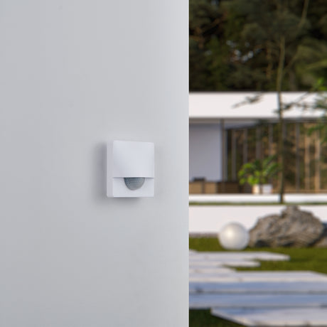 Eglo EU DETECT?ME?3 Motion Detector – White, 160° Sensor, Adjustable, IP44 Outdoor Sensor
