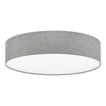 Eglo Lighting CL/3 E27 Ø570 linen grey 'PASTERI' textiles pendets from the PASTERI range. Part Number - 97613