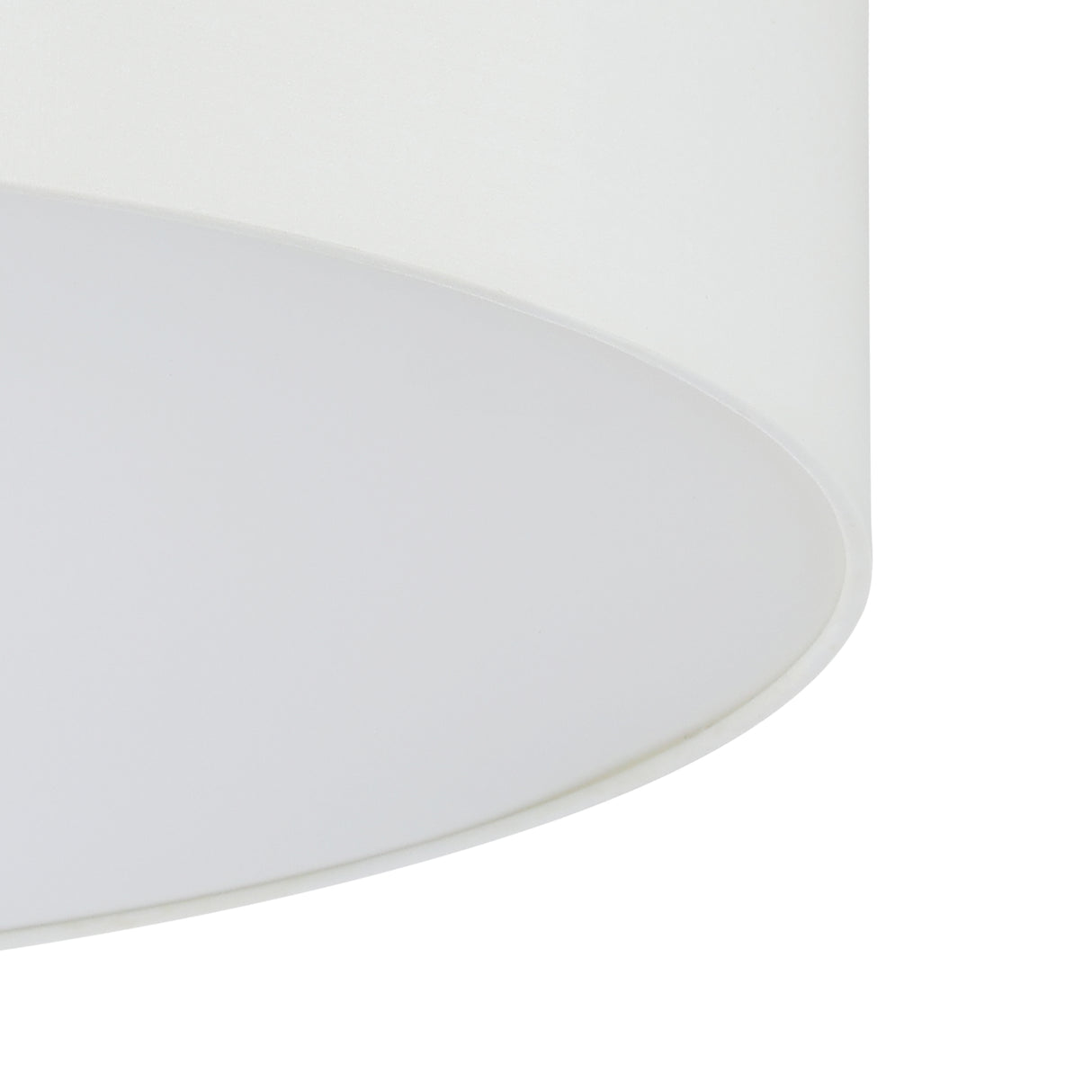 Eglo EU Pasteri White Steel & Fabric Ceiling Light