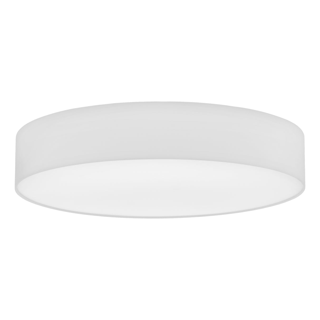 Eglo EU Pasteri White Steel & Fabric Ceiling Light