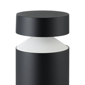 Eglo EU Melzo LED Outdoor Post Light Black Aluminium IP65