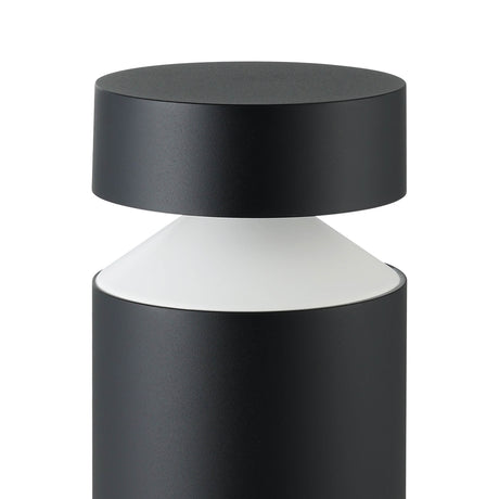 Eglo EU Melzo LED Outdoor Post Light Black Aluminium IP65