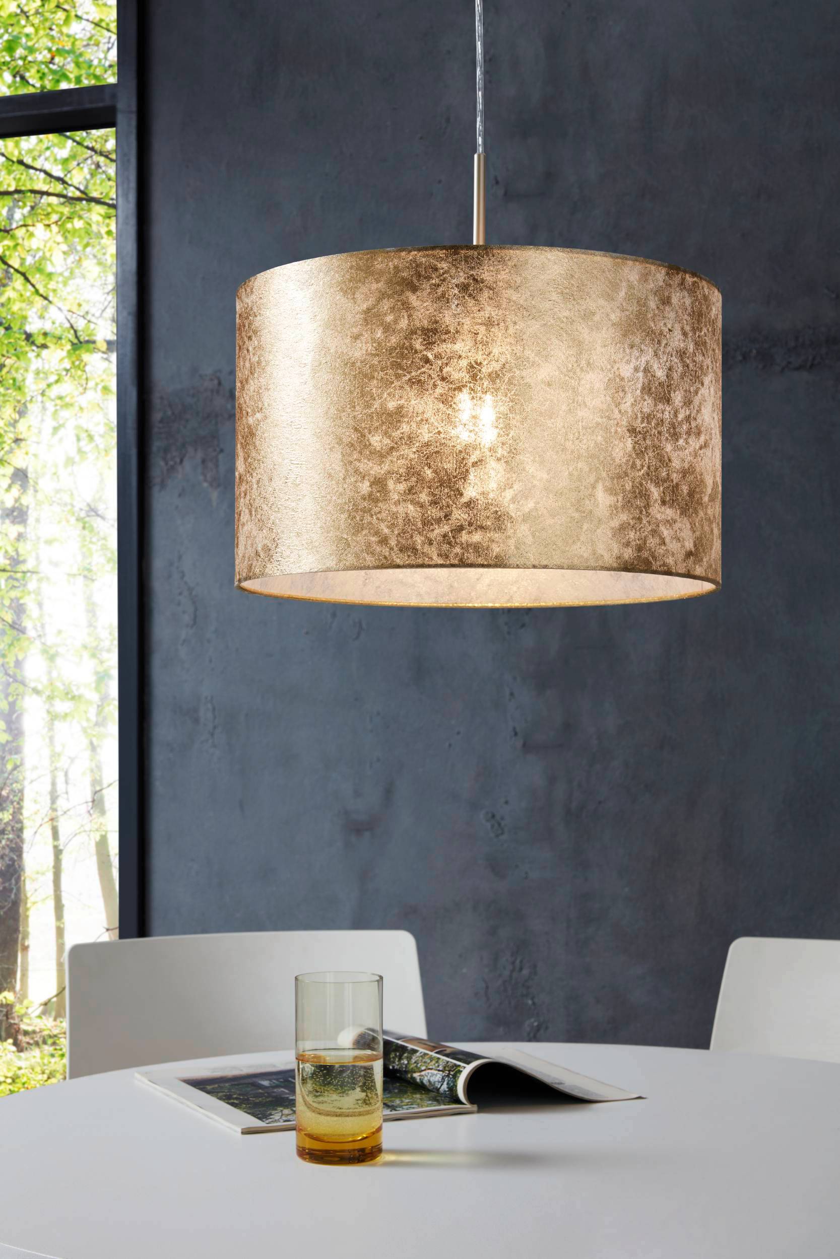 Eglo EU Macere  White Glass Classic Table Lamp