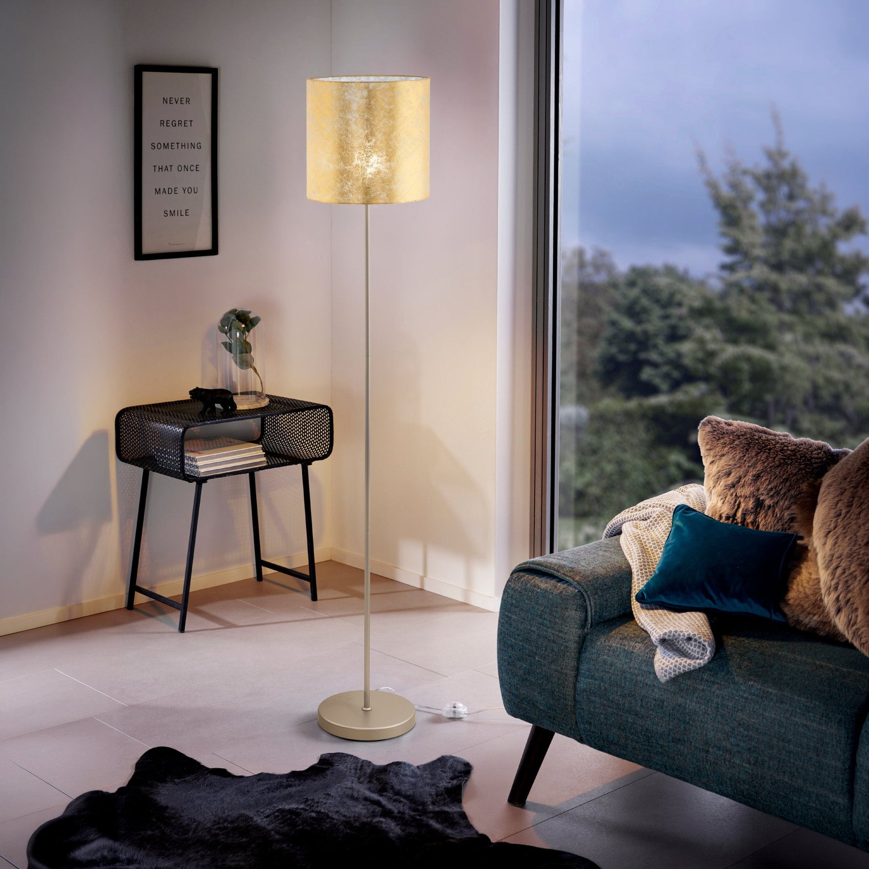 Eglo EU LASANA 3 LED Table Lamp – Black Finish, Integrated LED, Warm White 3000K, Modern Desk Light
