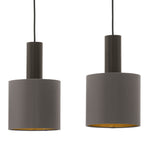Eglo EU Concessa 1 Steel & Fabric Cluster 4-Light Pendant