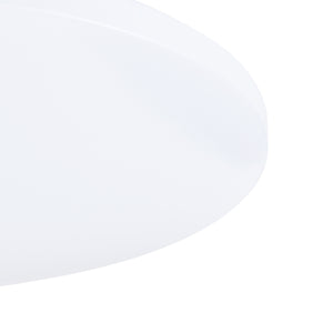 Eglo EU Frania Rounded White Wall/Ceiling Light, 43cm