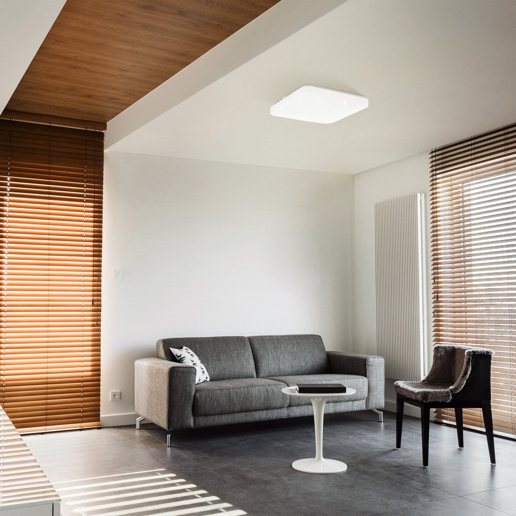 Eglo EU Cortenova Steel Black Modern Single Pendant