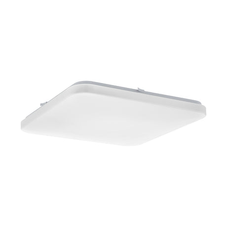 Eglo EU Frania Square White Wall/Ceiling Light, 43cm