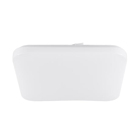 Eglo EU Frania Square Bathroom White Wall/Ceiling Light, 33cm
