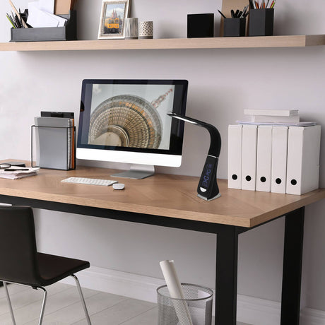 Eglo EU Cognoli Black Plastic 3 Step Dimming Touch Desk Lamp