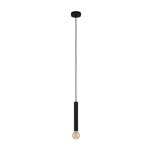 Eglo EU Cortenova Steel Black Modern Single Pendant