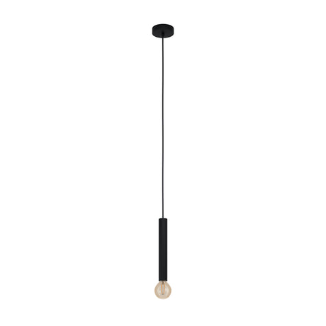 Eglo EU Cortenova Steel Black Modern Single Pendant