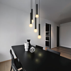 Eglo EU Cortenova Steel Black Modern 5-Light Pendant