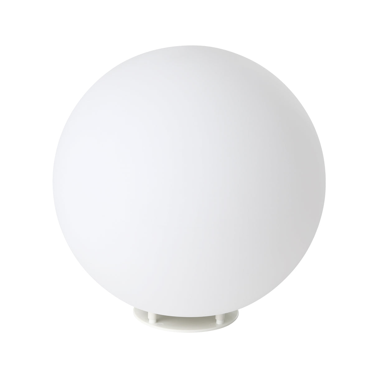 Eglo EU Monterolo White Plastic Outdoor Round Floor Lamp, 30cm