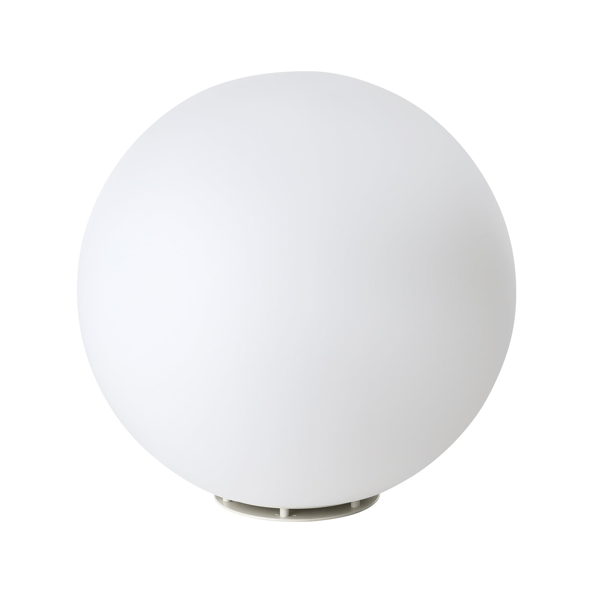 Eglo EU Monterolo White Plastic Outdoor Round Floor Lamp, 50cm
