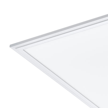 Eglo EU Salobrena 1 Ultra-Slim Modern White Square LED Ceiling Light