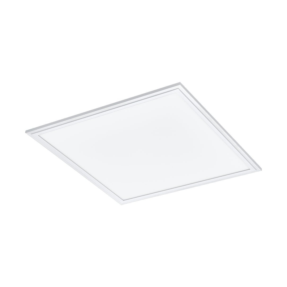 Eglo EU Salobrena 1 Ultra-Slim Modern White Square LED Ceiling Light