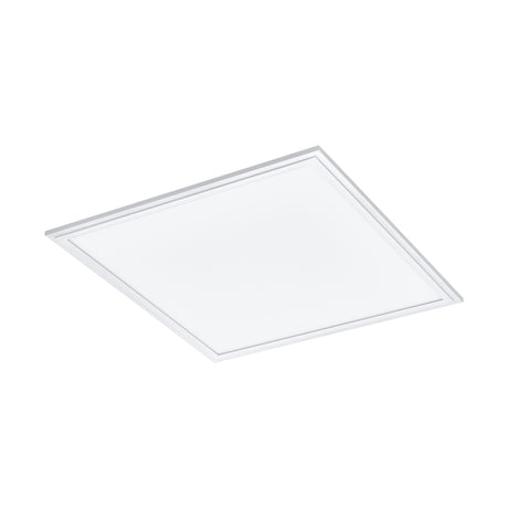 Eglo EU Salobrena 1 Ultra-Slim Modern White Square LED Ceiling Light