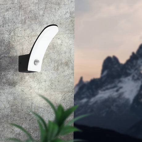 Eglo EU Fiumicino LED Aluminium/Plastic Outdoor Wall Light With Sensor