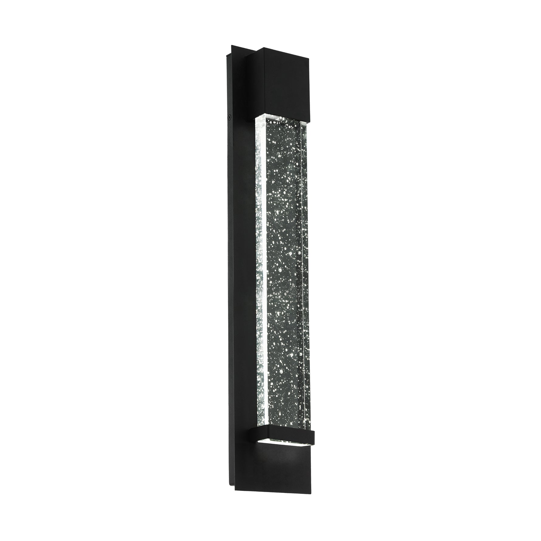 Eglo EU VILLAGRAZIA Outdoor LED Wall Light – Black Aluminium, Warm White, IP44, Corner Mountable